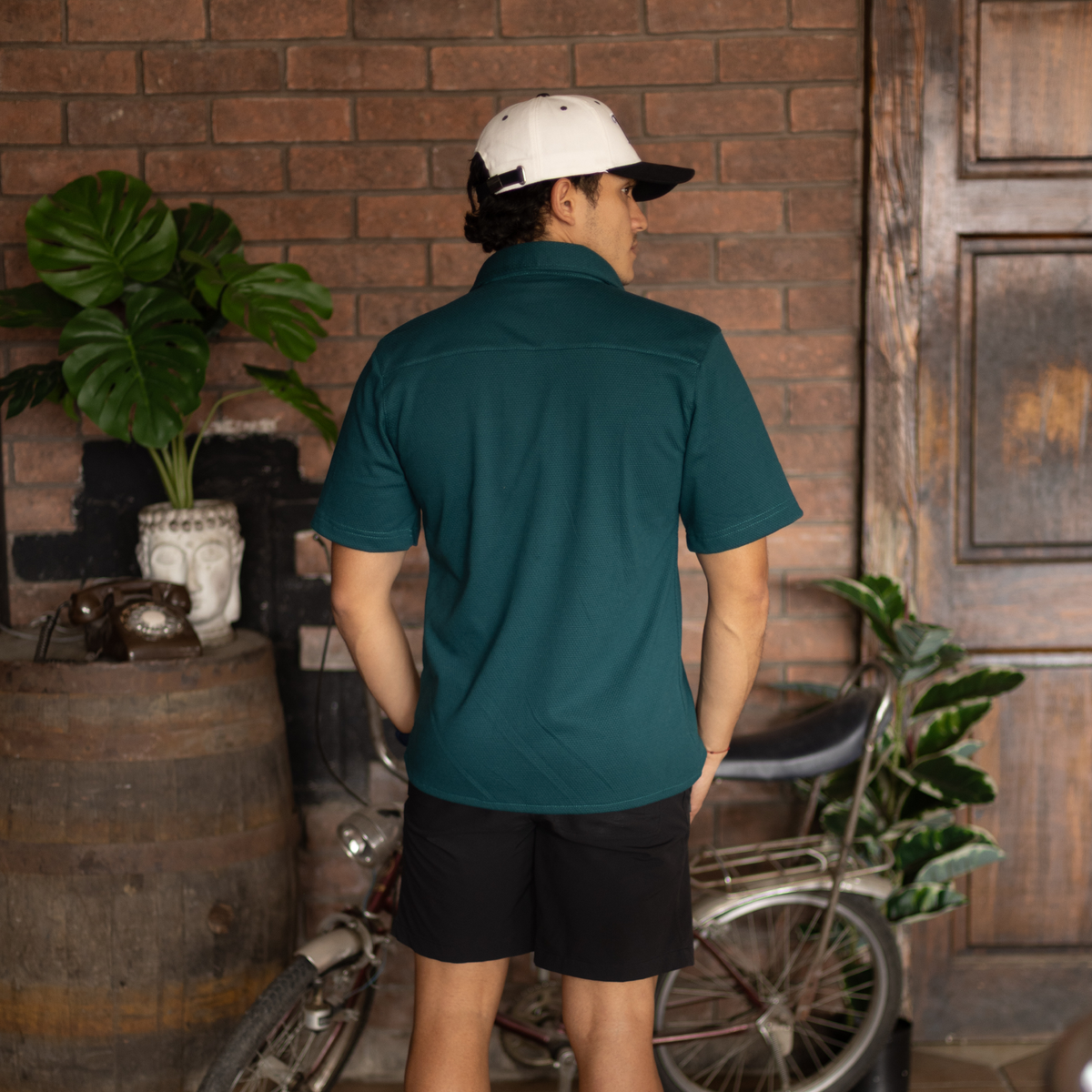 Camisa Clásica - Verde Petróleo